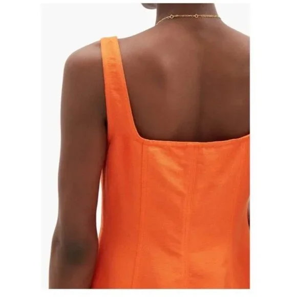 Mara Hoffman Anita Orange Mini Dress - Picture 5 of 13